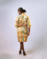 Bela Adire Cotton Shirt Dress