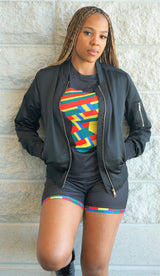 MUMBI African print T-Shirt and Shorts