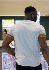 LANGA Grey Dashiki T-Shirt