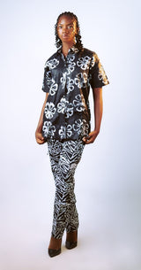 Lara  Adire Two-Piece set