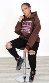 DUMI Unisex African Print SweatShirt