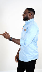 ADDO African Print Button Down Shirt