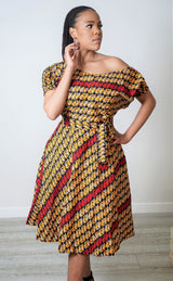 HAIFA African Print Dress