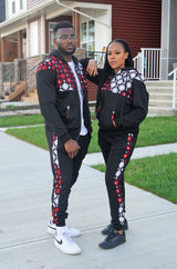 ANDILE Unisex African Print Jogger Pants for Adults