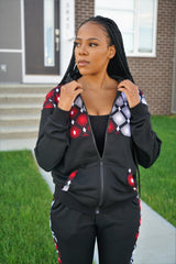 ANDILE Unisex African Print Sweatshirt for Adults