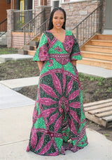SHASH African Print Dress