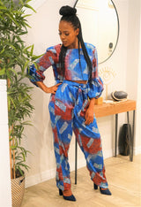 TAIFA African Print Top and Pant