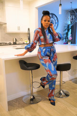 TAIFA African Print Top and Pant