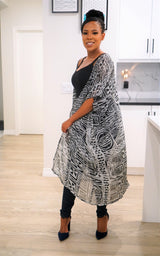 LESEGO African Print Light Kimono