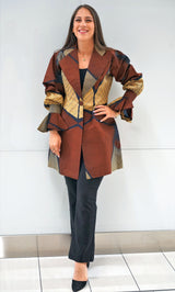 IMARA African Print Midi Dress