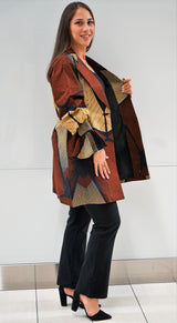 IMARA African Print Midi Dress