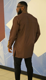 BAYI  African Print Long Sleeve Shirt