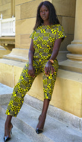 Uyi African print jumpsuit