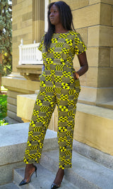 Uyi African print jumpsuit