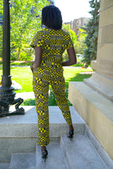 Uyi African print jumpsuit