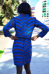 Ehi African print matching shirt & skirt