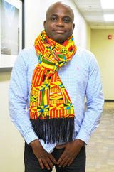 Pelumi  Unisex African print kente scarf