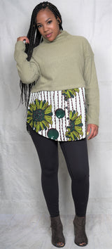 Ify African Print Sweatshirt