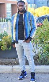 Chima African Print Unisex Bomber Jacket