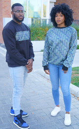 Dele African Print Men Sweatshirt
