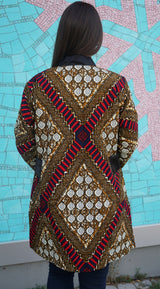 Zawadi African Print Kimono