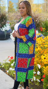 Akinyi African Print Kimono