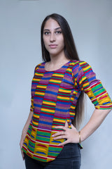 Africa Print Kente tops