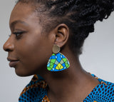 HALIMA Blue Cultural Earrings