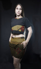 ERHUS African Print matching Short and Top