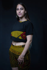 ERHUS African Print matching Short and Top