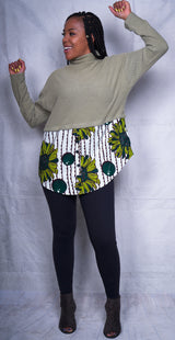 Ify African Print Sweatshirt