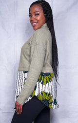 Ify African Print Sweatshirt