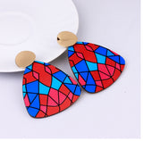 HALIMA Red Cultural Earrings