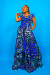 TESHI African Print  Maxi Dress