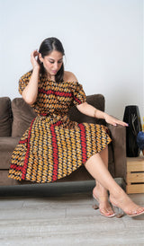 HAIFA African Print Dress