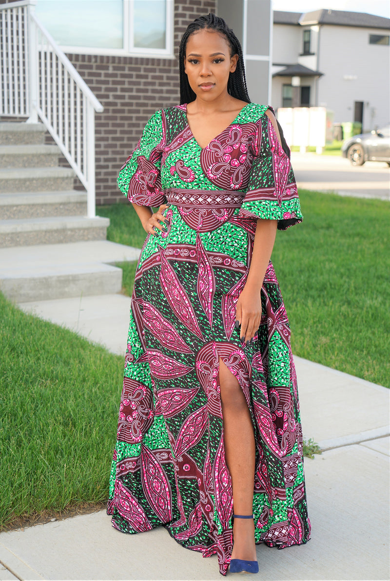 SHASH African Print Dress