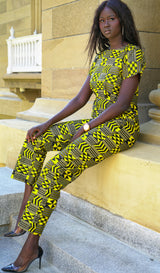Uyi African print jumpsuit