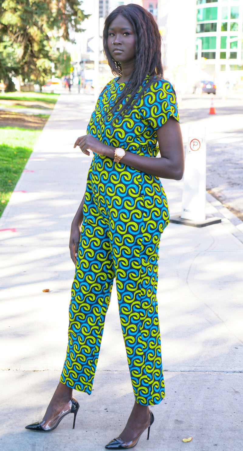 Ifueko African print jumpsuit