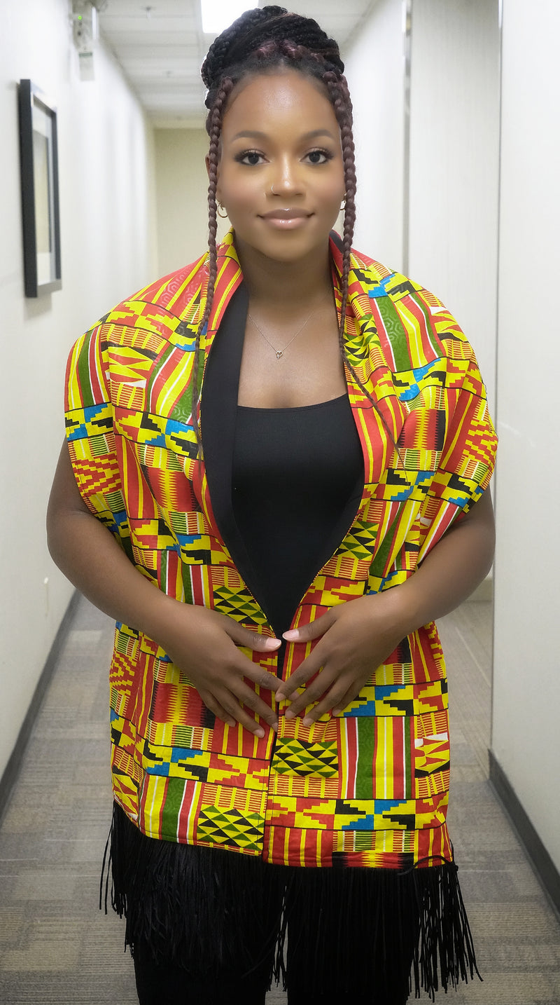Pelumi  Unisex African print kente scarf