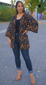 Makena African Print Kimono