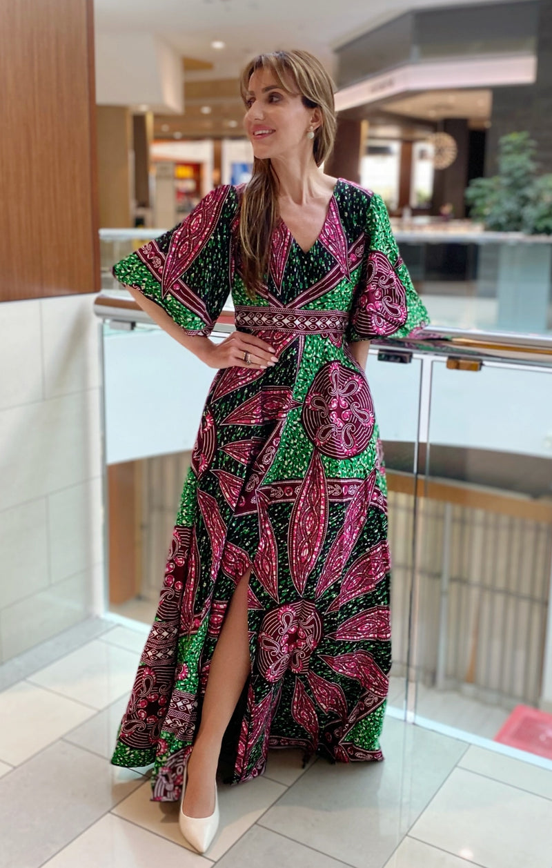 SHASH African Print Dress